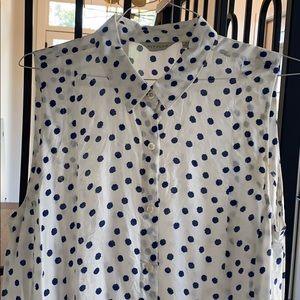 Tylho for Anthropologie button down tunic/tank